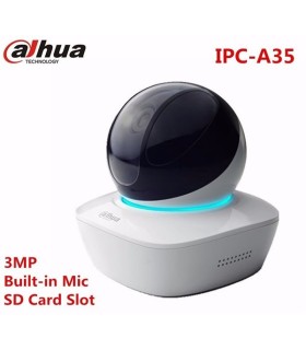 Camara IP Dahua para interior 3 Mpx PAN TILT IPC-A35