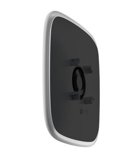 Sirène extérieure sans fil noire avec couvercle personnalisable Ajax StreetSiren DoubleDeck