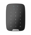 Teclado sem fios Ajax Preto com leitor de tags e cartões Mifare