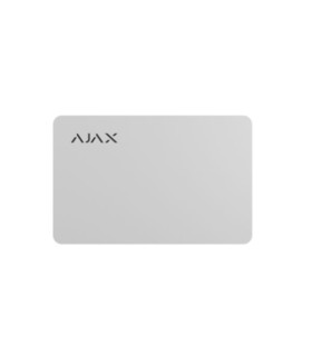 Carte Pass blanc pour activer et désactiver les systèmes d'alarme Ajax via Keypad Plus