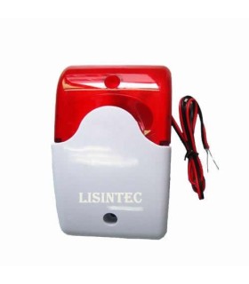 Sirene interior com fio e strobe 110db