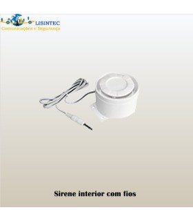 Sirene interior com fios