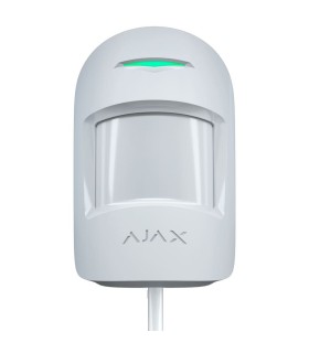 Détecteur de mouvement filaire Ajax avec double technologie PIR et Micro-ondes blanc