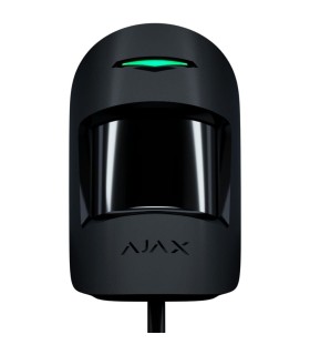 Détecteur de mouvement filaire Ajax avec double technologie PIR et Micro-ondes noir