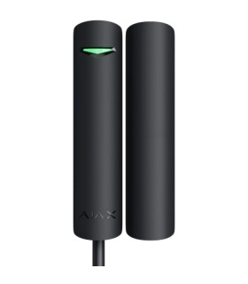 Détecteur de contact magnétique filaire Ajax avec détection d'impact et de vibration noir