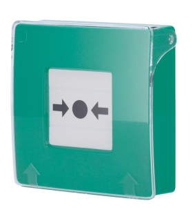 Botão de Alarme de Incêndio ManualCallPoint - Verde