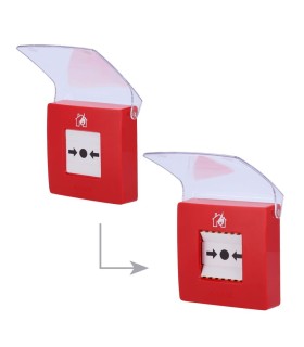 Botão de Alarme de Incêndio ManualCallPoint - Vermelho
