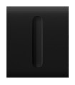 Panneau tactile pour interrupteur d'éclairage réglable, couleur noire