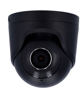 Caméra IP Tourelle AJax 8 MP avec audio et intelligence artificielle couleur noir