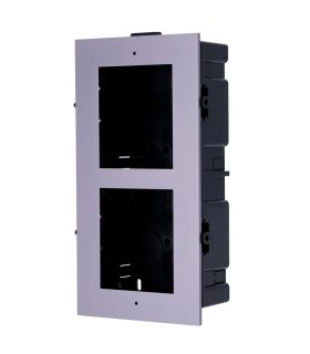 DS-KD-ACF2 - Painel frontal e caixa de registro encastrada até 2 módulos