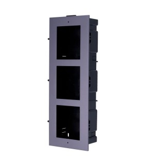 DS-KD-ACF3 - Painel frontal e caixa de registro encastrada até 3 módulos