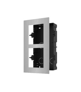 DS-KD-ACF2/S - Painel frontal e caixa de registro encastrada até 2 módulos