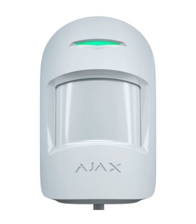 Détecteur de mouvement filaire Ajax avec double technologie  blanc