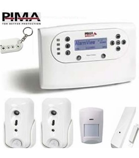 Alarme sem fios Pima com camaras e video verificação