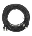 Câble coaxial avec audio et alimentation 20 mètres