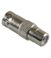 Conector BNC femea a RCA femea