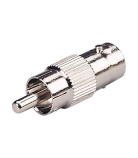Conector BNC fêmea a RCA macho 