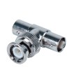 Connecteur dérivateur type T BNC mâle 2 BNC femelle